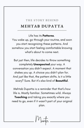 Mehtab (Moonlight) - Dupatta