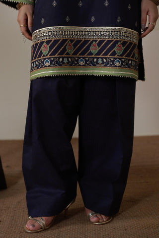 Kundan 3 Piece - Blue