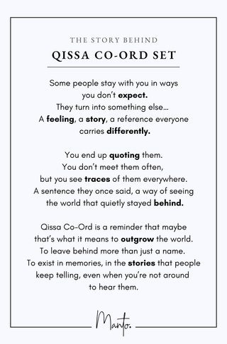 Qissa (Living Story) - Co-ord Set