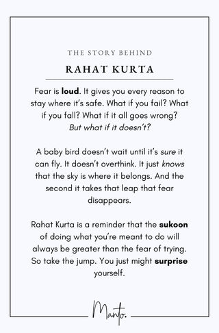 Rahat (Ease Of Life) - Beige Long Shirt