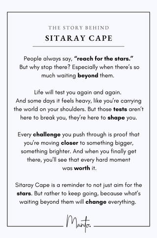 Sitaray (Beyond the Stars) Cape