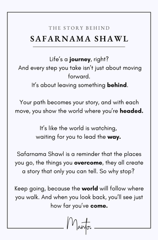 Safarnama (Voyage) - Shawl