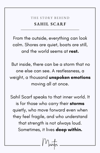 Sahil (Edge of the Sea) - Scarf
