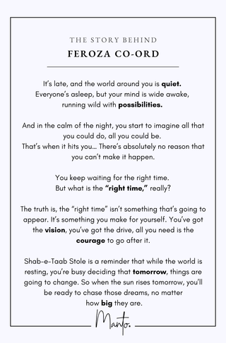 Shab-e-taab (Luminous Night) - Stole