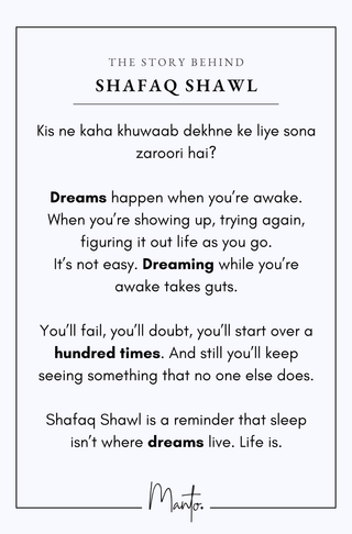 Shafaq (Twilight) - Shawl