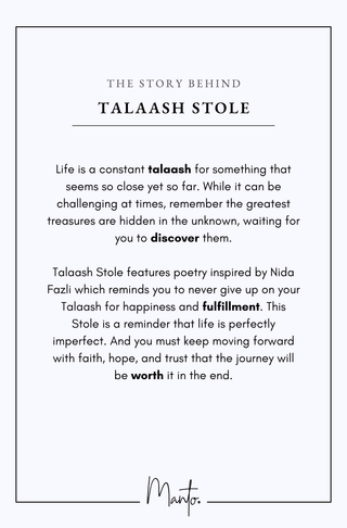 Talaash (Search) - Stole