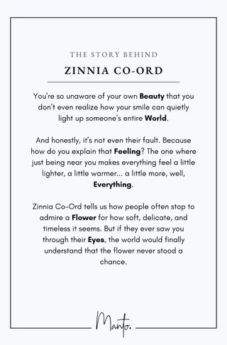 Zinnia (Quiet Beauty) - Co-Ord Set