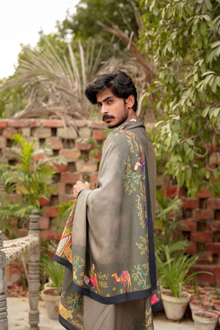 Ishq (Ishq) - Grey Shawl