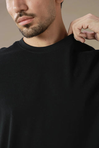 Manto 360° Tee – Jet Black, detail