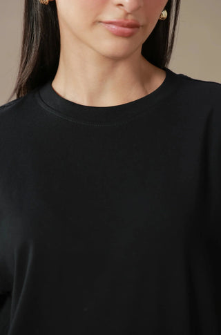 Manto 360° Tee – Jet Black, detail