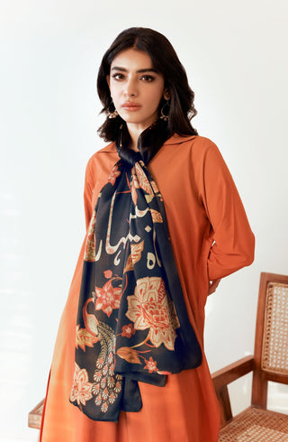 Gulnaar (Fruit Flora) - Black Stole